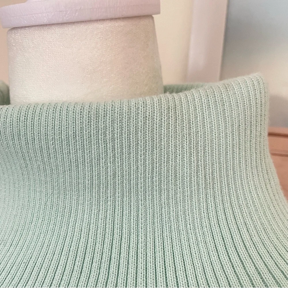 Anthropologie Daily Practice Pullover Top Funnel Neck Colorblock Sweater XL New